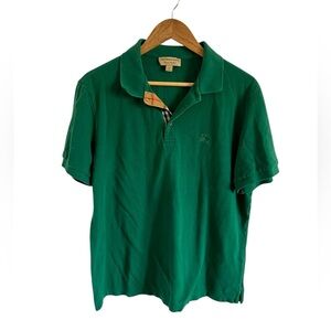 Burberry Green Polo, size XL